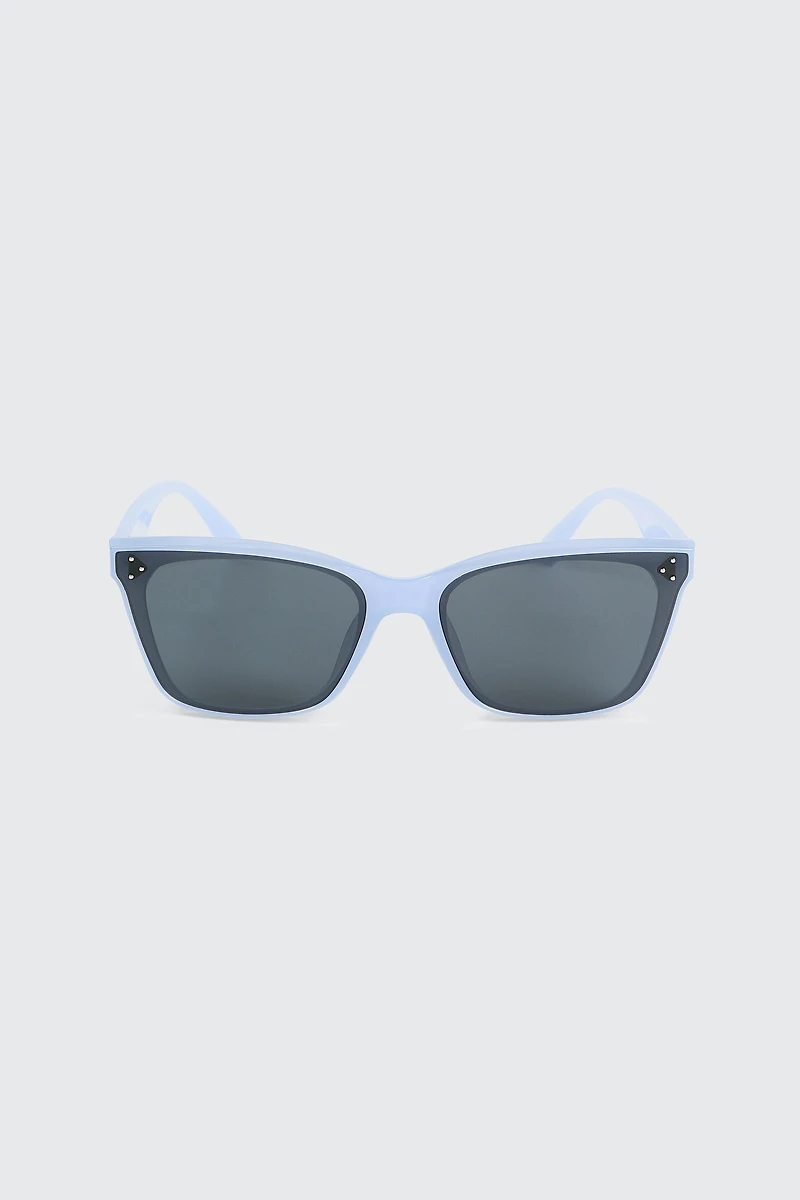 Ardene Square Sunglasses in Light Blue