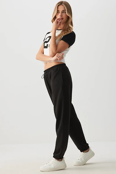 Ardene Oversized Sweatpants in | Size | Polyester/Cotton | Fleece-Lined