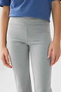 Pantalon évasé uni