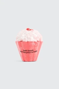 Ardene Cupcake Bath Bomb in Red