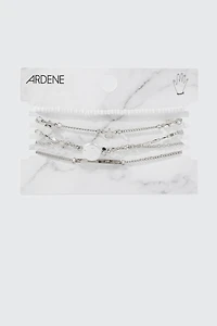 Lot de 5 bracelets à breloques étoiles