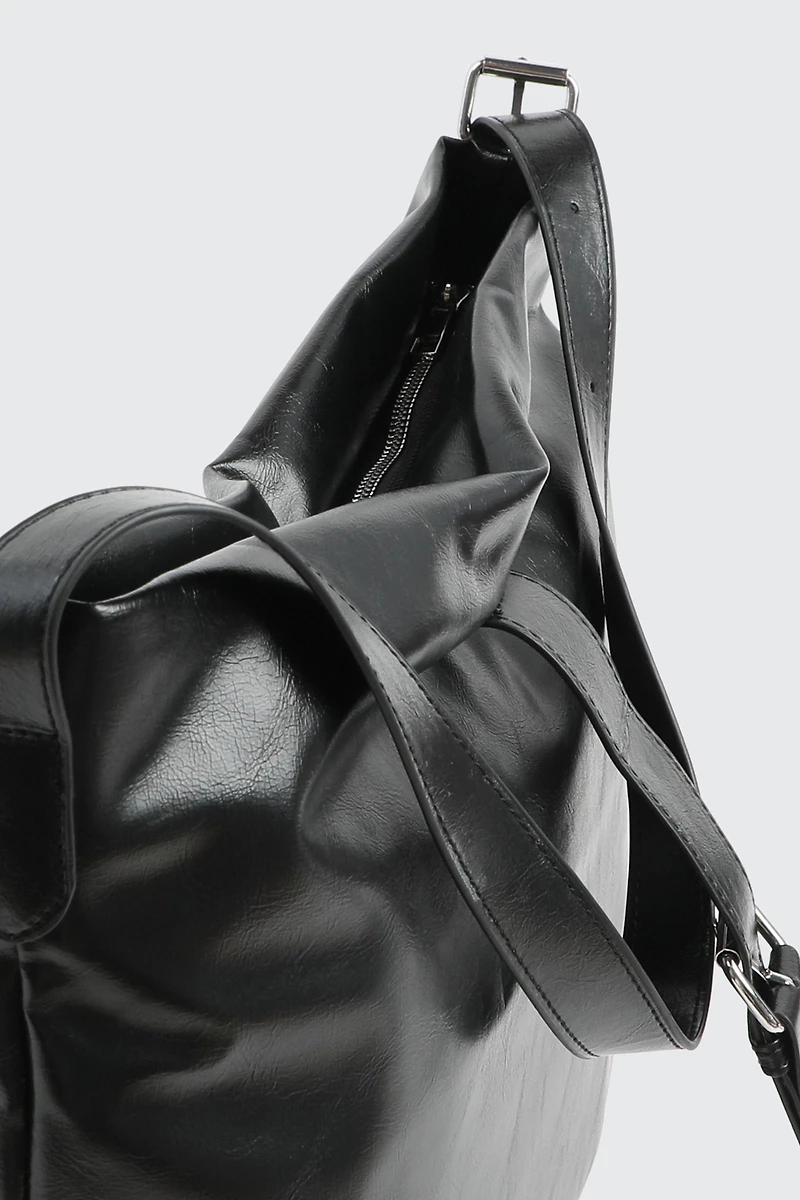 Grand sac fourre-tout à détail de boucles