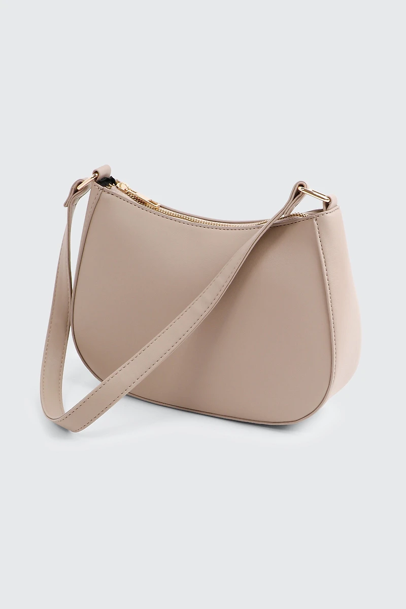 Sac baguette en faux cuir