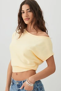 Haut à épaules dénudées et taille cintrée