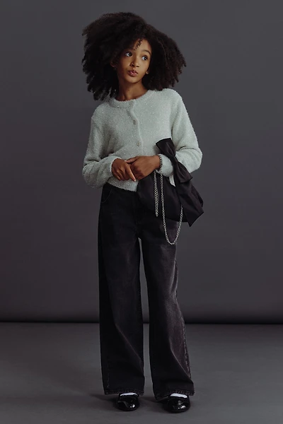 Ardene Kids Wide Leg Jeans in | Size | Cotton