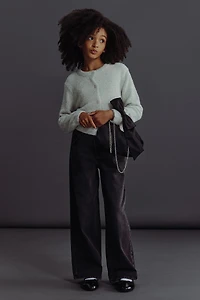 Ardene Kids Wide Leg Jeans in | Size | Cotton