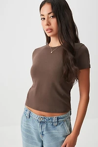 Ardene Effortless Everyday T-Shirt in | Size | Cotton/Elastane | Eco-Conscious