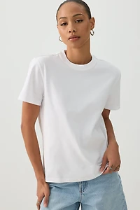 T-shirt détendu à manches courtes Basic