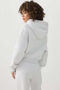 Veste courte à capuchon en Molleton MADESOFT