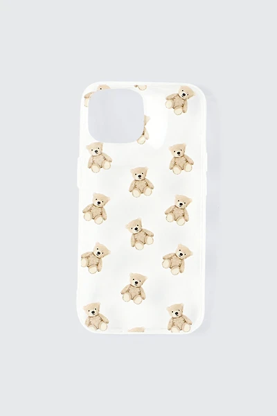 Ardene Teddy Bear iPhone 13/14/15 Case in Clear