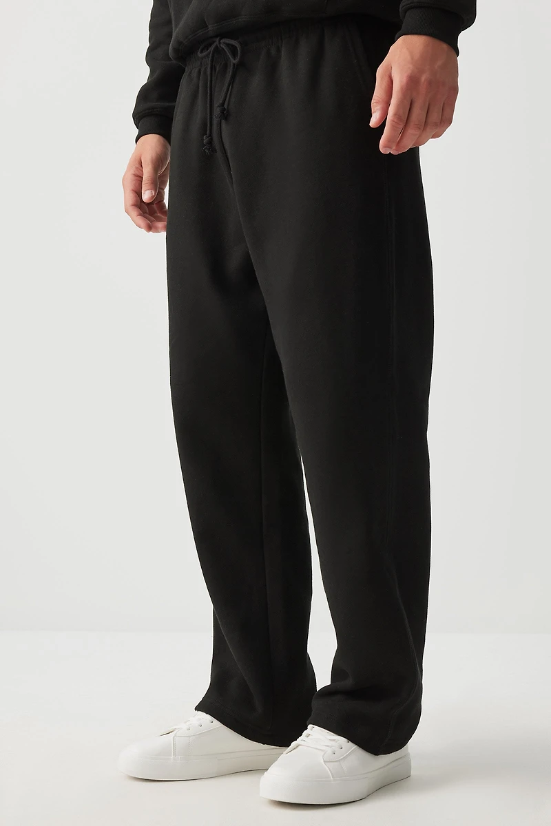 Ardene Man Straight Leg Sweatpants For Men in | Size | Polyester/Cotton | Fleece-Lined