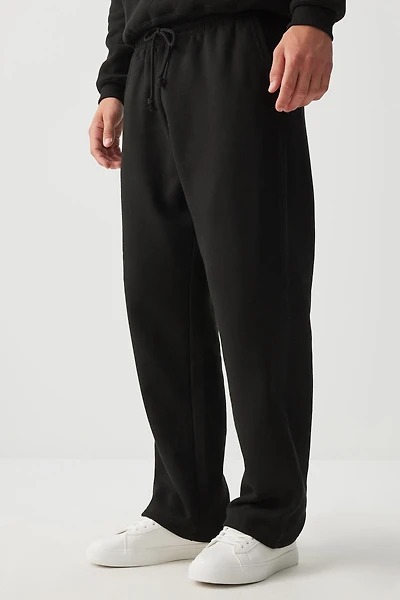 Ardene Man Straight Leg Sweatpants For Men in | Size | Polyester/Cotton | Fleece-Lined