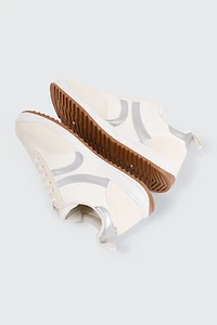 Espadrilles en faux suède et cuir