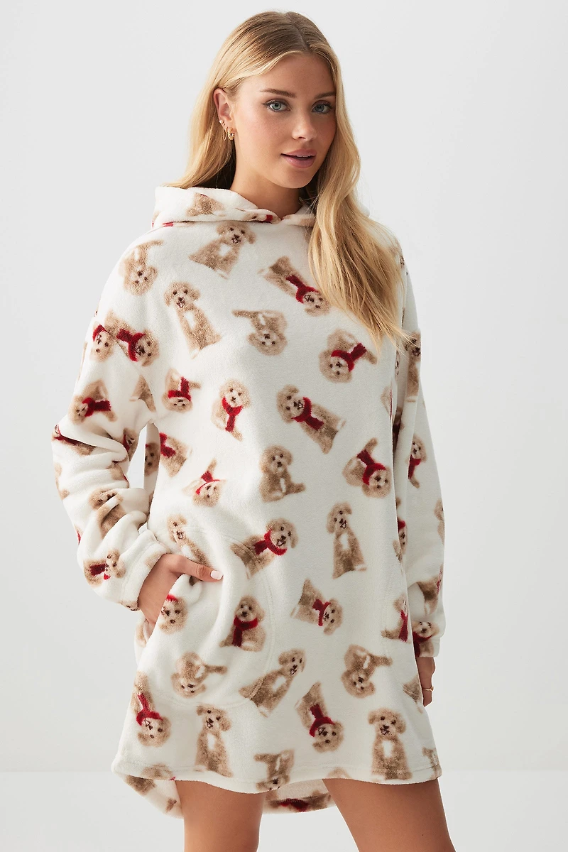 Pull de détente à capuchon en tissu SUNDAYSOFT