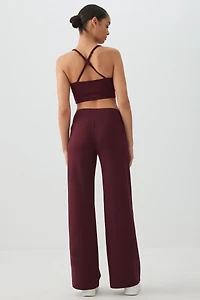 Pantalon jambe droite en maille double camactive