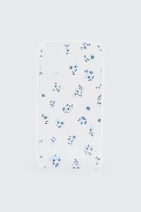 Ardene Model 11 Floral Phone Case in Clear