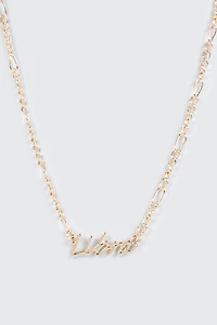 Ardene Libra Zodiac Chain Necklace in Gold