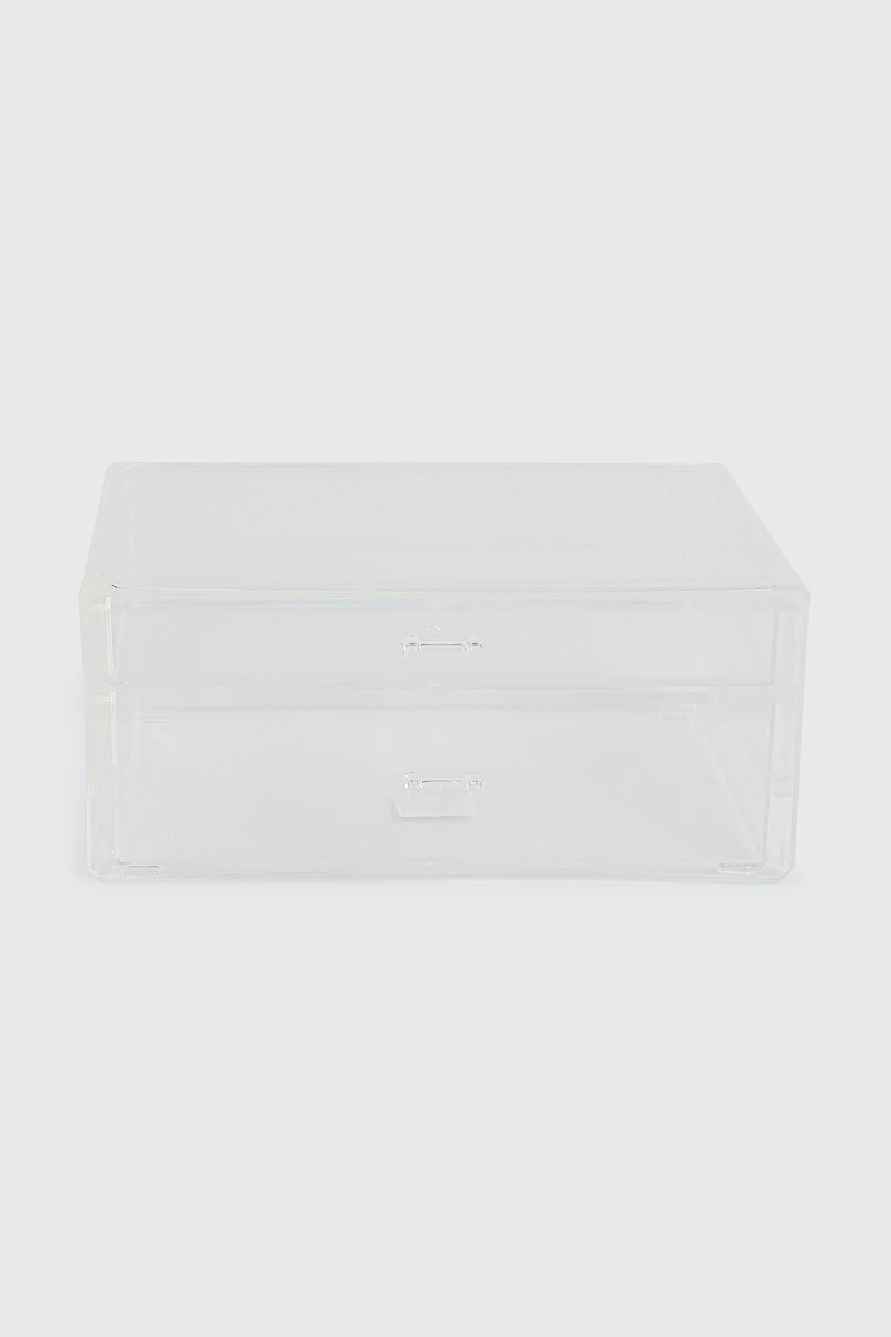 Ardene Makeup Storage Box in Clear