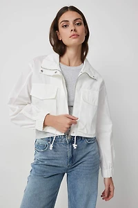 Manteau léger à poches cargo