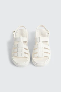 Sandales plateformes de style pêcheur