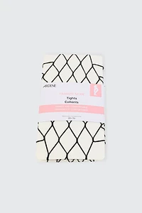 Collant en résille à grandes mailles