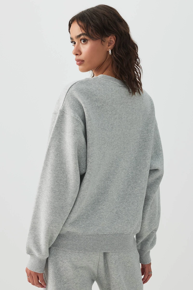 Chandail à col rond en Molleton MADESOFT