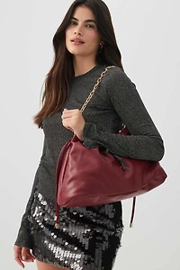 Sac d'épaule en faux cuir