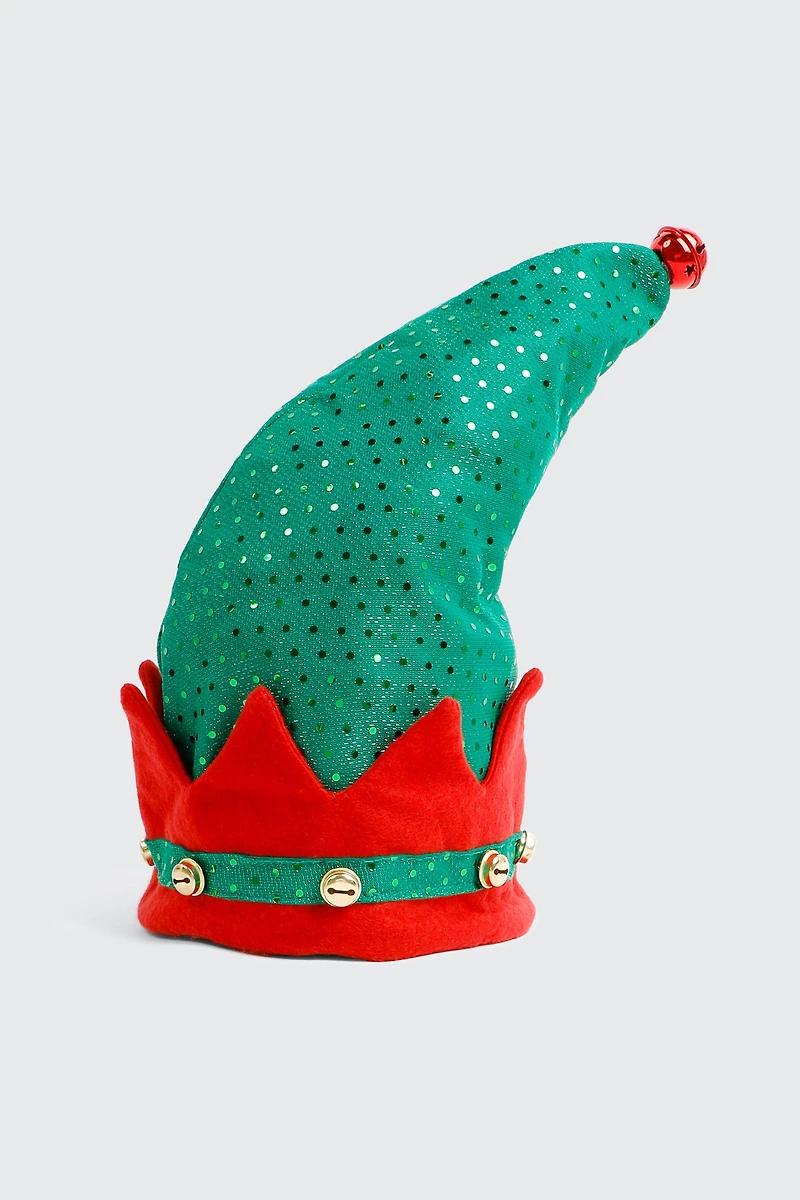 Ardene Elf Hat in Medium Green