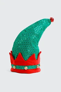 Ardene Elf Hat in Medium Green