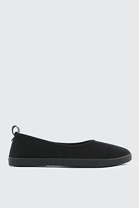 Ardene Slip On Sneakers in Black | Size