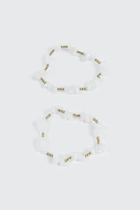 Duo de bracelets à pierres semi-précieuses