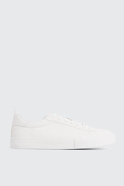 Ardene Man White Tennis Shoes For Men | Size | Faux Leather