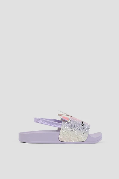 Sandales licornes à bride arrière