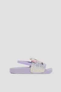 Sandales licornes à bride arrière