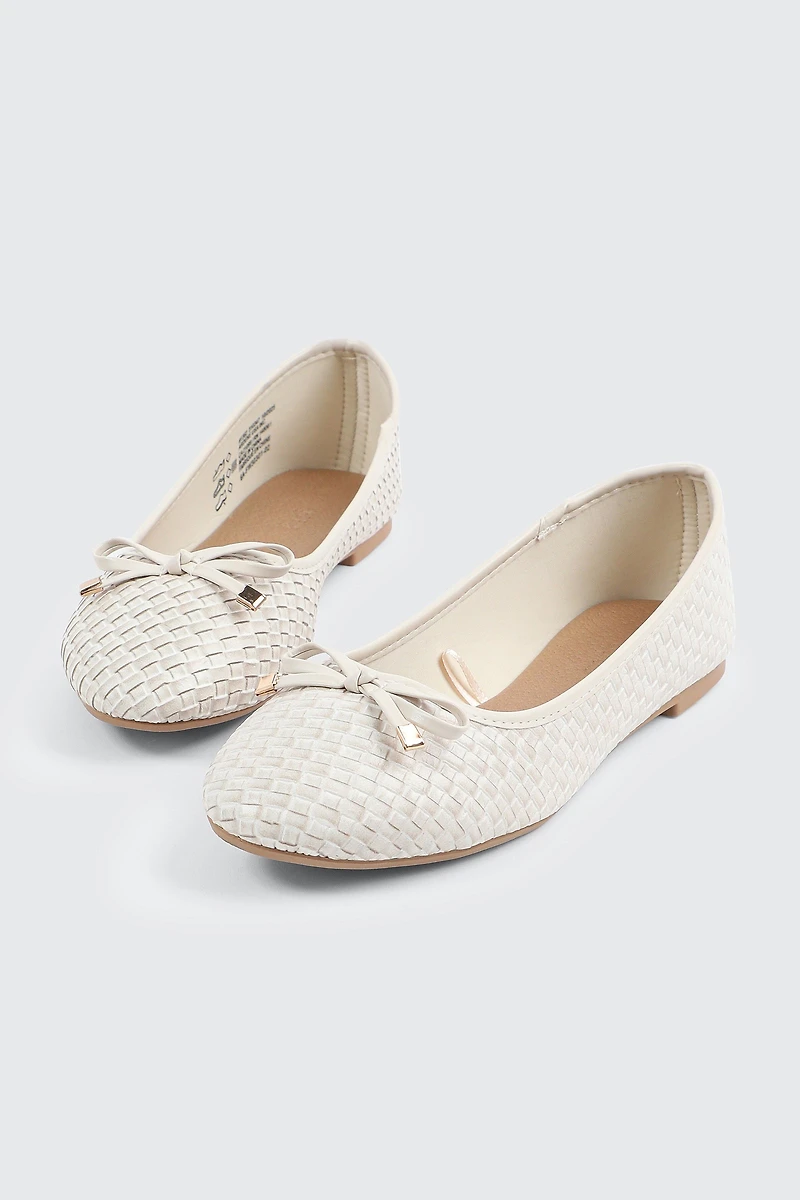 Ballerines texturées