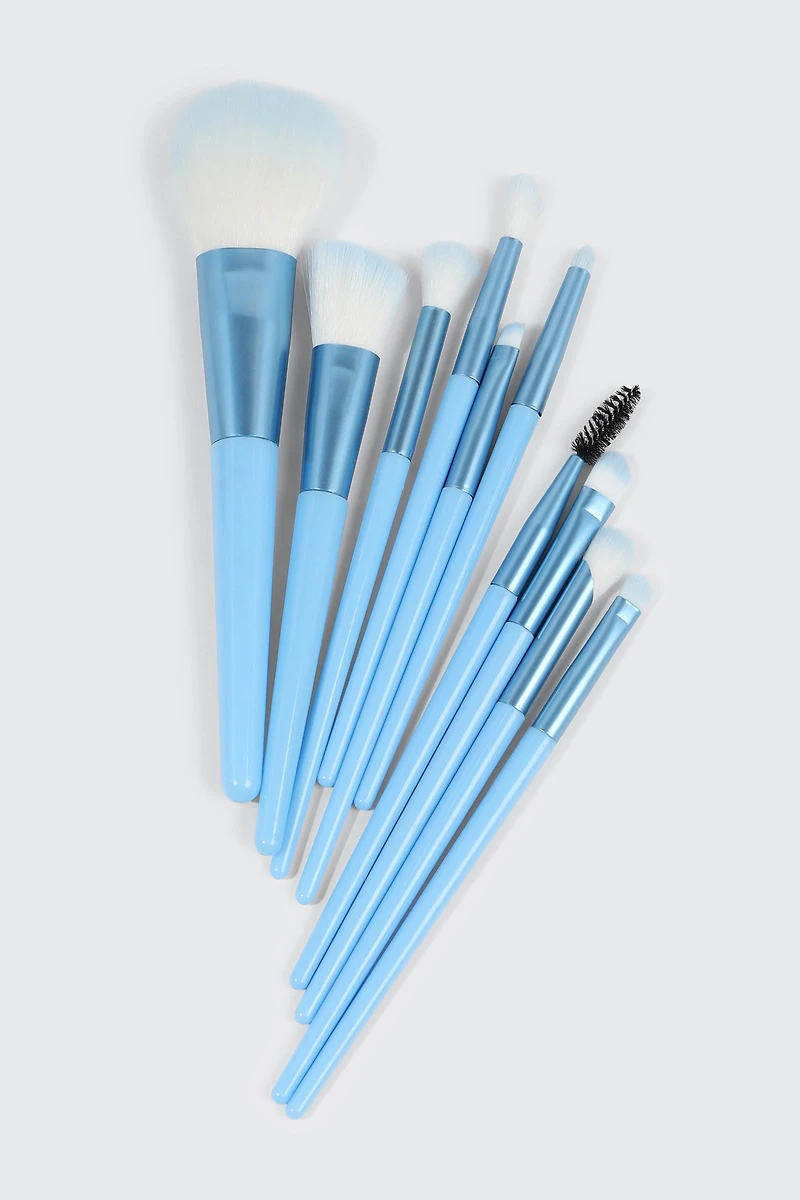 Lot de 10 pinceaux à maquillage