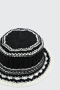 Chapeau de pêche en crochet