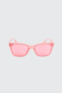 Ardene Square Sunglasses in Light Pink