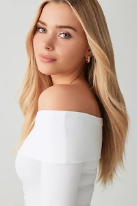 Haut boutonnée à encolure repliée