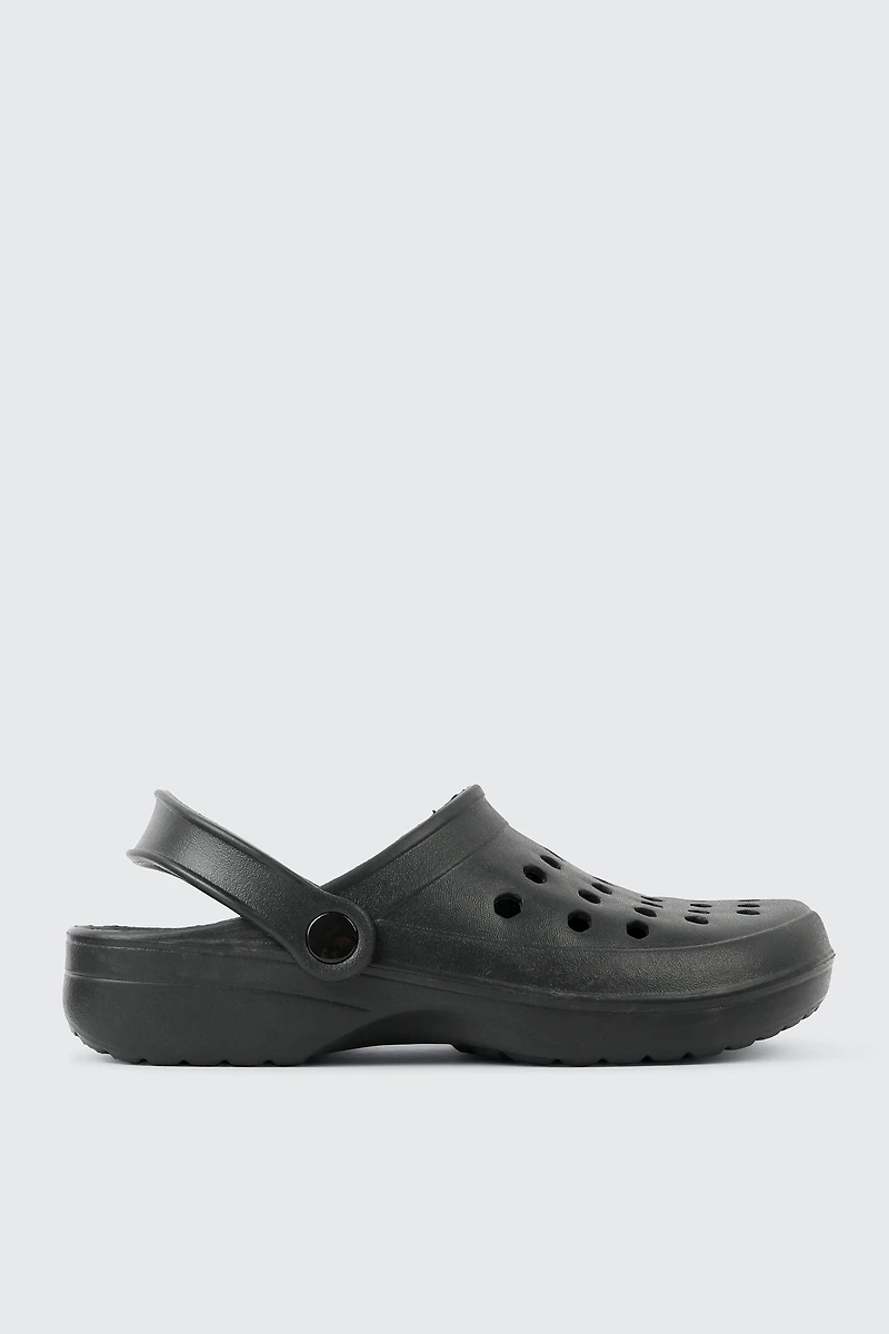 Ardene Slingback Clogs Sandals in Black | Size 9.5