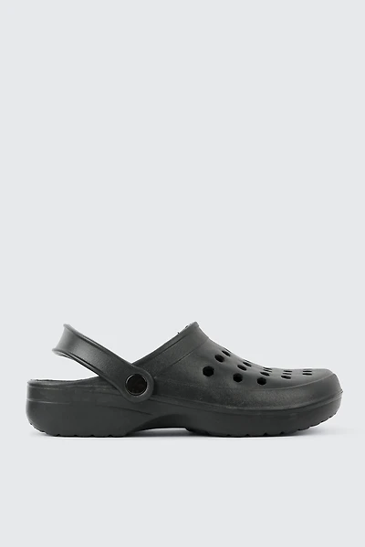 Ardene Slingback Clogs Sandals in Black | Size 9.5