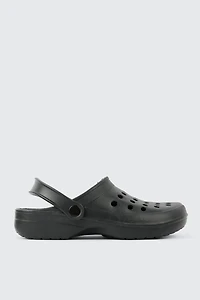 Ardene Slingback Clogs Sandals in Black | Size 9.5