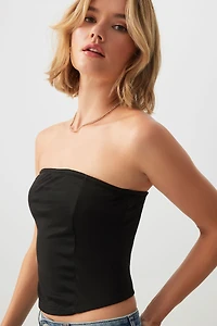 Ardene Mesh Tube Top in | Size | Polyester/Spandex