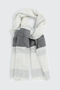 Ardene Rectangular Colorblock Scarf | Polyester