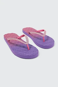 Sandales de plage embossées cœurs