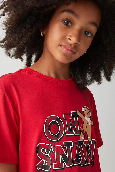 Ardene Kids HUSHKNIT PJ Top | Size | Polyester/Spandex | Eco-Conscious