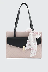 Sac fourre-tout structuré matelass