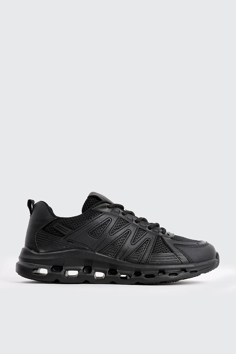 Ardene Jogger Sneakers in Black | Size