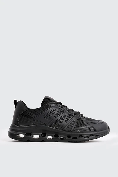 Ardene Jogger Sneakers in Black | Size