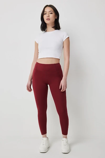 Ardene Leggings in Red | Size XS | Polyester/Spandex
